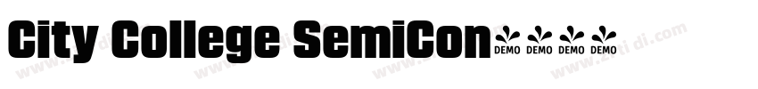 City College SemiCon字体转换